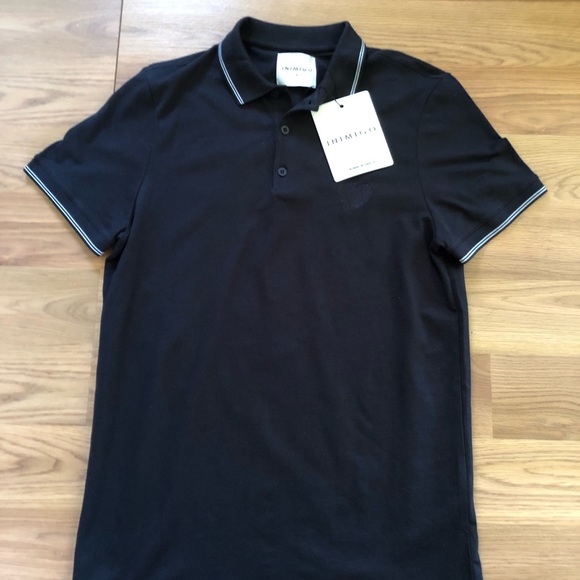 INIMIGO- Men’s Classic print heart jersey polo - Picture 5 of 9